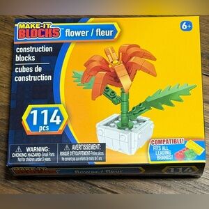 Make-It Blocks Orange Flower